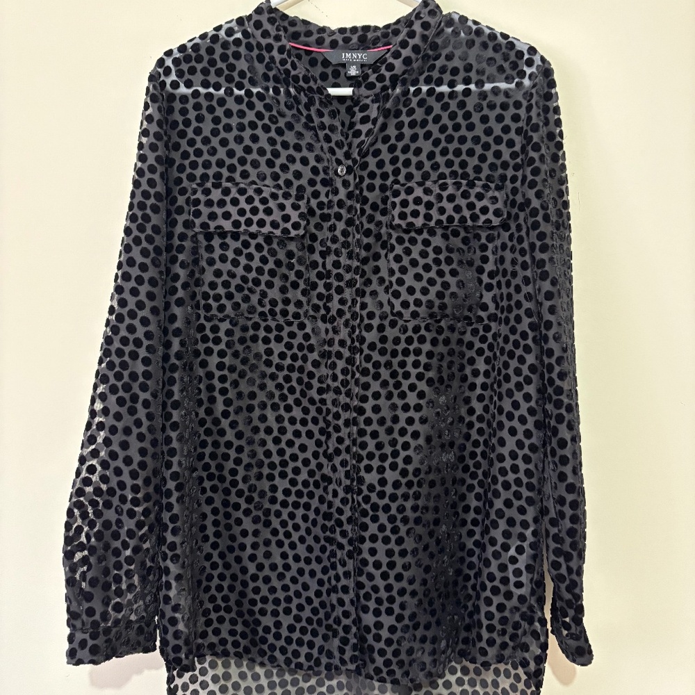 IMNYC Polka Dot Top